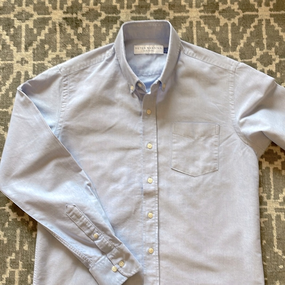 Peter Manning Weekend Oxford Shirt.  Size S
